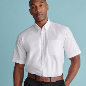 H515 Henbury Short Sleeve Classic Oxford Shirt