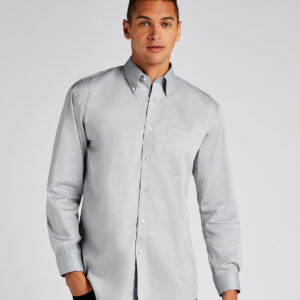 K105 Kustom Kit Premium Long Sleeve Classic Fit Oxford Shirt