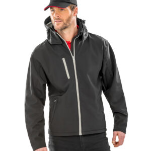 RS230M Result Core Hooded Soft Shell Jacket