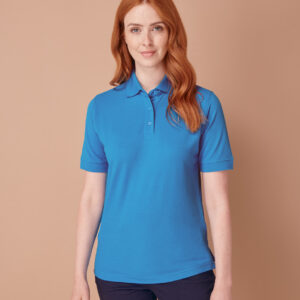 H401 Henbury Ladies Poly/Cotton Piqué Polo Shirt