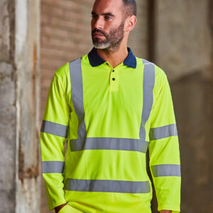 RX715 Pro RTX High Visibility Long Sleeve Polo Shirt