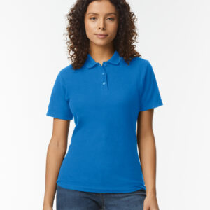 GD75 Gildan Ladies SoftStyle® Pique Polo Shirt