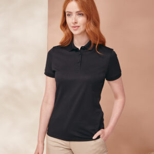 H466 Henbury Ladies Recycled Polyester Polo Shirt
