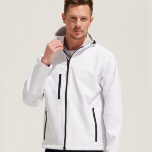 46602 SOL'S Replay Hooded Soft Shell Jacket